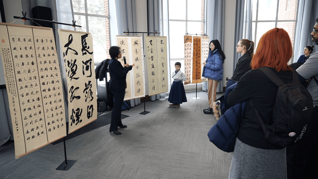 “龙腾九洲———孙文佳师生书画作品国际交流展”首展在美国罗切斯特大学举行 