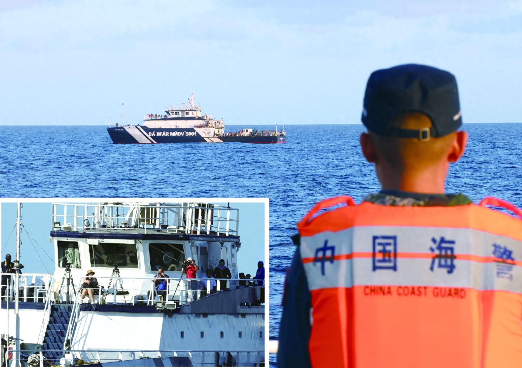 菲律宾鼓动民众赴黄岩岛“碰瓷”，配合美国在舆论场“卖惨”